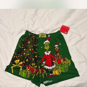 Dr. Seuss Green Grinch Lounge Shorts